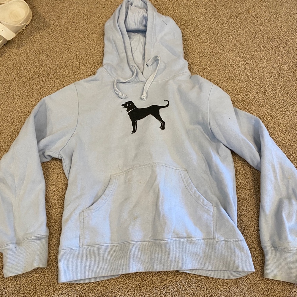 Black dog sweatshirt